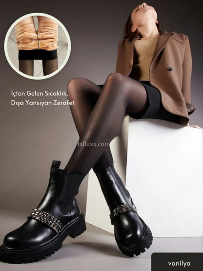 NOÉR Couture Külotlu Çorap (İçi Polar Astarlı)